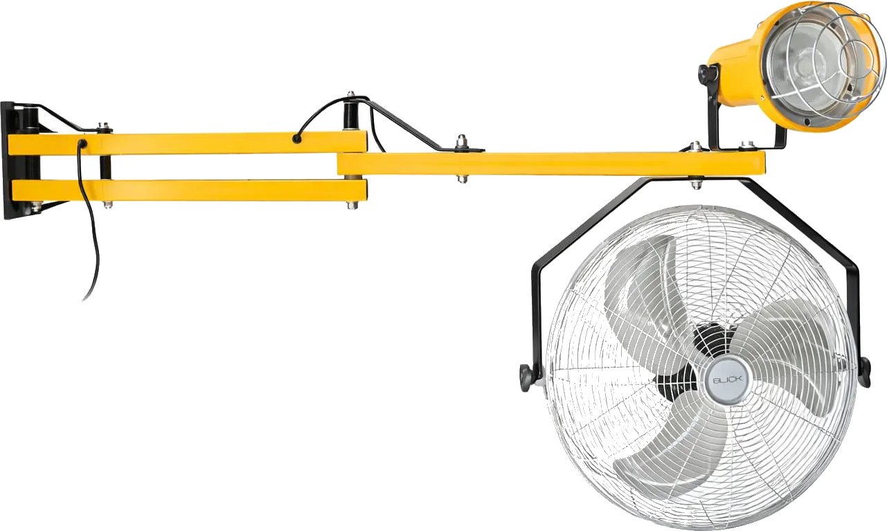 Pro-L40-AIR con el brazo extendido, vista lateral
